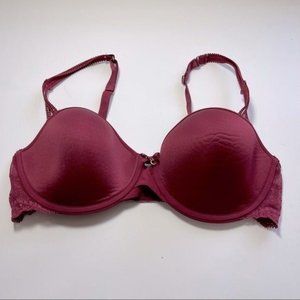 Chantelle Burgundy Bra #32D